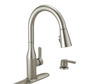 lot 34879 image: DELTA MARCA PULL DOWN KITCHEN FAUCET