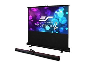 lot 8932 image: Elite Screens Ezcinema 2 Manual Floor Pull Up Projector Screen 110 169