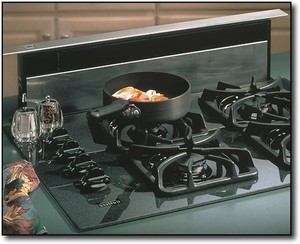 lot 8934 image: Broan Nutone 500 CFM Down Draft Range Hood