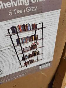 lot 8937 image: Shelf Sheling Unit 5 Tier