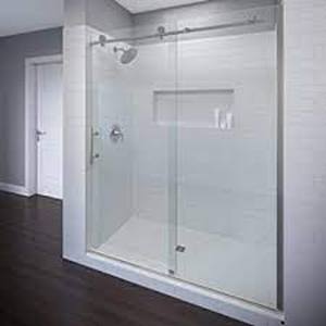lot 8939 image: Glass Shower Doors 