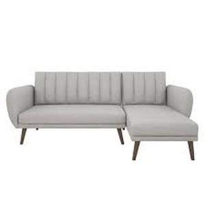 lot 8985 image: Sectional Futon Sofa (Box 1 Of 2)