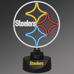 lot 56659 image: Pittsburgh Steelers The Memory Company -neon Lamp Steelers