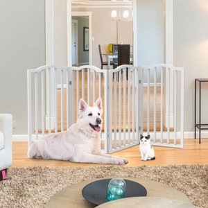 lot 56724 image: Petmaker 80-62875-WT4 Wooden Pet Gate - 72 x 32 in. - White