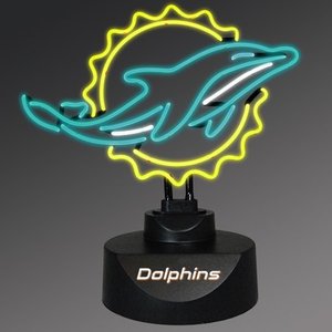 lot 56748 image: Miami Dolphins The Memory Company -neon Lamp Dolphins