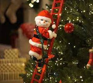 lot 56480 image: Mr. Christmas Animated Climbing Holiday