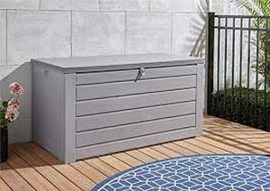 lot 56490 image: Cosco Home and Office 180 Gallon Water Resistant Plastic Deck Box