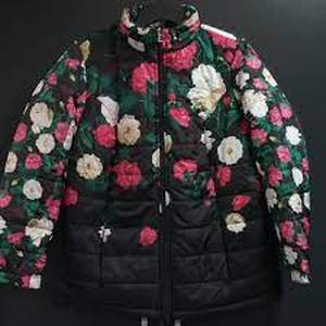 lot 56567 image: Isaac Mizrahi Live Packable Puffer Jacket (Black, Large)