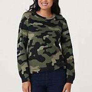 lot 56597 image: Du Jour Novelty Sweater (Camo, Size 3X)