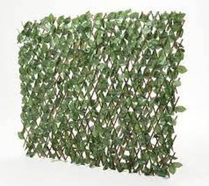 lot 56605 image: Wicker Park Single Expandable Faux Ivy Privacy Fence