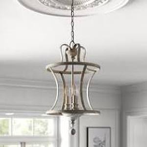 lot 56615 image: Alex 4- Light Lantern Cylinder Pendant