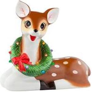 lot 56655 image: Mr. Christmas Oversized Ceramic Nostalgic Holiday Figure Reindeer