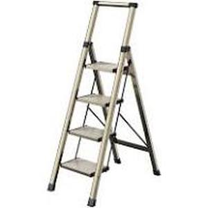 lot 56679 image: Empower Ultraslim 4 Step Lightweight Ladder Silver