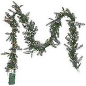 lot 56682 image: Casa Zeta Jones 9 Cedar Garland with MicroLights
