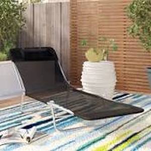lot 56710 image: Shelly 71.7 inch Long Reclining Single Chaise Black