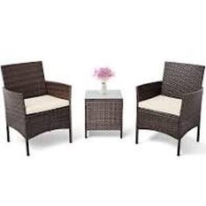 lot 56771 image: Pendergast 3 Piece Seating Group with Cushions - Brown