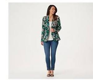 lot 56800 image: G.I.L.I Choice of Solid or Printed Blazer (Navy Tropical, Reg 12)