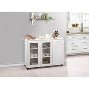 lot 56849 image: Greigsville Kitchen Island (White)