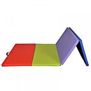 lot 56908 image: 4x8x2 Mixed Gymnastics Gym Folding Exercise Aerobics Mats Stretching Yoga Mat