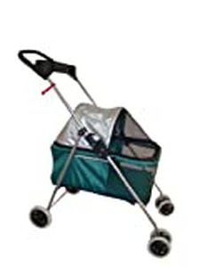 lot 56918 image: Teal Posh Pet Stroller