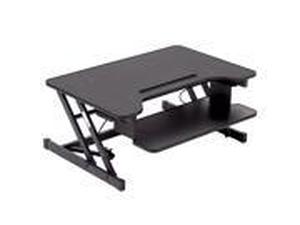 lot 56965 image: 32 Platform Height Adjustable Standing Desk Riser Removable Keyboard