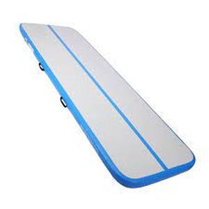 lot 56994 image: 10FT Gymnastics Mat, Inflatable Air Track FloorTumbling Mats Home Use for Exercise Adult Kids, 10ft x 3.3 ft x 4 in, Blue