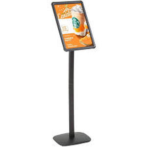lot 56395 image: Sign Stand Base Sign Holder Standing Pedestal Poster Stand 8.5x11 Inch Sign