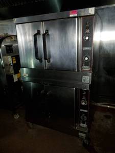 lot 22015 image: Hobart Double Stack Ovens