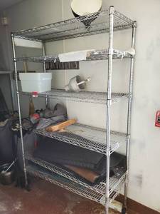 lot 22055 image: 6ft Rolling Metro Rack
