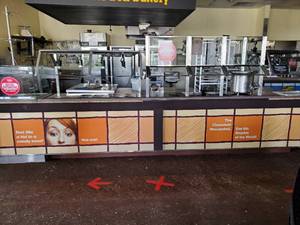 lot 22079 image: 26ft Buffet Counter