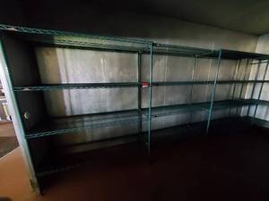 lot 22081 image: (3) 6ft Green Metro Racks