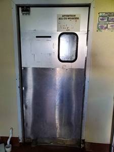 lot 22097 image: 35in x 79in Swinging Kitchen Door