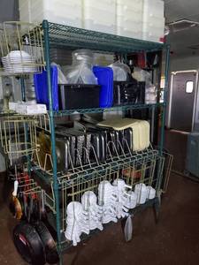 lot 22128 image: 6ft Green Metro Rack