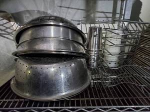 lot 22145 image: Assorted Mixing Bowls, Silverware Holders