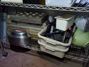lot 22163 image: Muffin Pans, Bread Pans, Utensils