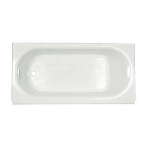 lot 16605 image: American Standard 2394.202.020 Princeton Recess 5-Feet by 34-Inch Left-Hand Drain Bath Tub with Luxury Ledge, White