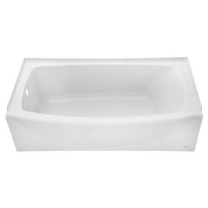 lot 16616 image: American Standard Ovation 60 in. Left Drain Bathtub in Arctic White