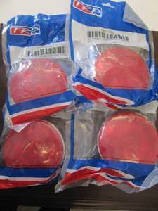 lot 1709 image: 2 New 4 Stop, Turn, Tail Replacement red lights, grommet mount
