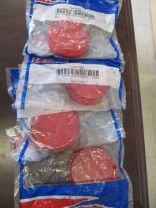 lot 1726 image: 4 NEW Truck Red Side Marker  Clearance Round 2.5