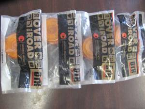 lot 1734 image: 4  NEW  Over The Road 2 Round Amber MC 2 prong