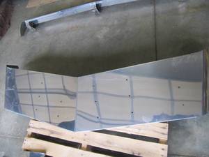lot 1631 image: Chrome 68 x 14 15 Drop Visor