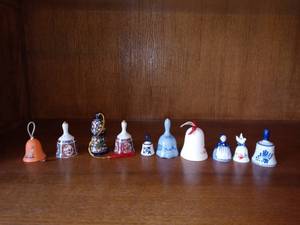 lot 2526 image: Lot Of 10 Small Bells In Assorted Themes