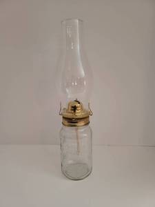 lot 2508 image: Atlas Mason Jar Kerosene Light