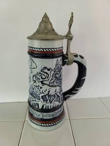 lot 3528 image: Avon Hand Crafted in Brazil 1976 Beer Stein
