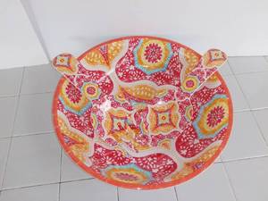 lot 3709 image: Better Homes and Gardens Melamine Salad Bowl