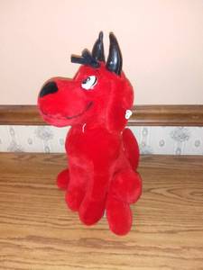 lot 4509 image: Plush Clifford Devil Toy