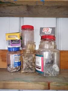 lot 1606 image: Lot Of Various Screws Nails Fasteners And More