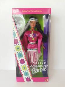 lot 5150 image: Dolls of the World Collection Native American Barbie 3rd Edition