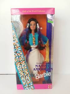 lot 5152 image: Dolls of the World Barbie Native American Second Edition