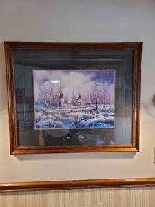 lot 58 image: John Tracy 11 Framed Original Watercolor Painting